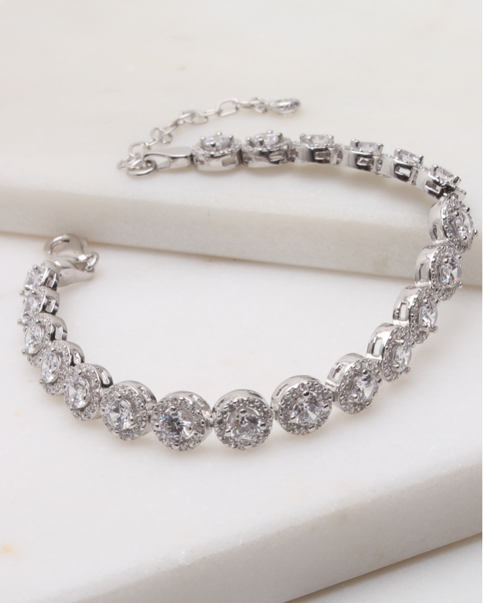 Bratara argint si cubic zirconia cod 5-49888, gr11.3