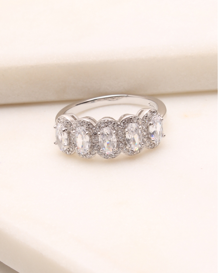 Inel argint si cubic zirconia cod 1-49497, gr3.1