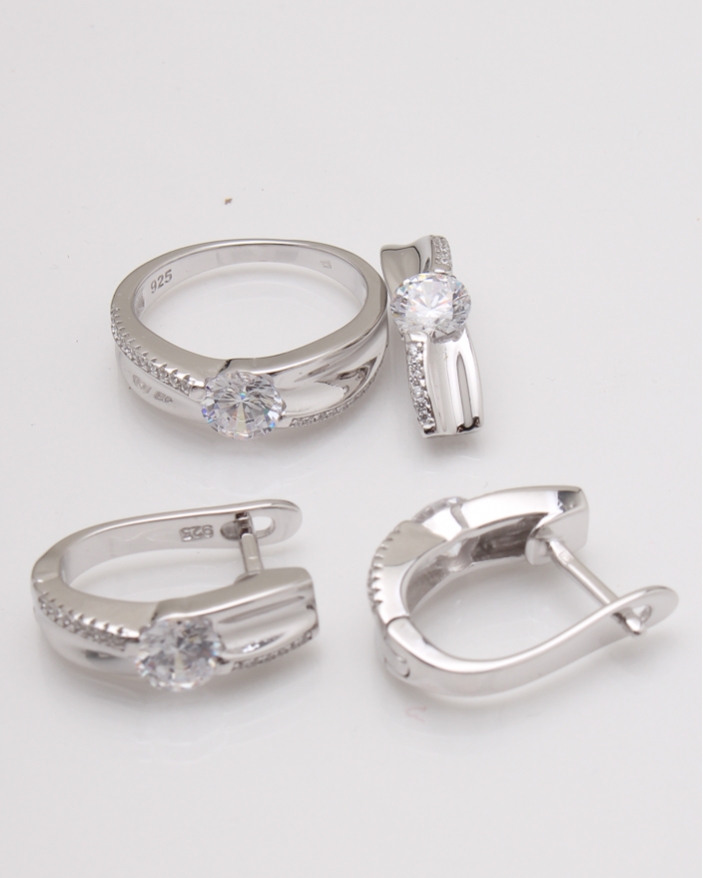 Set argint pietre cubic zirconia cod 3-24089, gr12.3