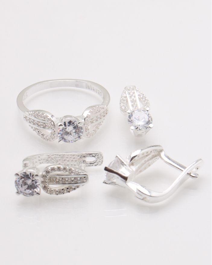 Set argint pietre cubic zirconia cod 3-24949, gr7.6