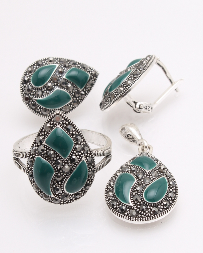 Set argint cu marcasite cod 3-26314, gr11.3