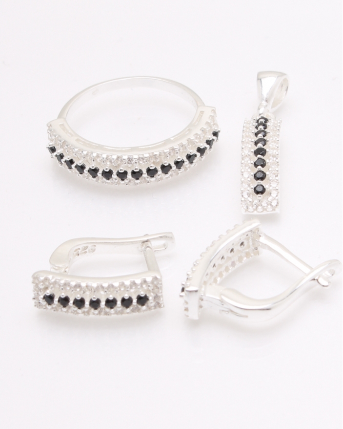 Set argint si cubic zirconia cod 3-33616, gr6.6