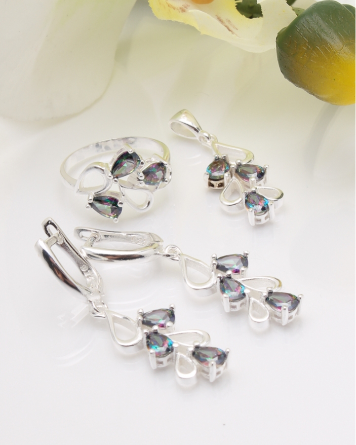 Set argint si cubic zirconia cod 3-36703, gr11.4