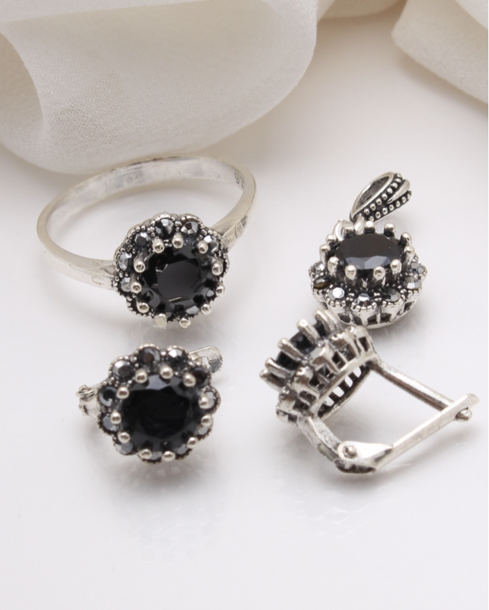 Set argint cu marcasite cod 3-39011, gr7.9