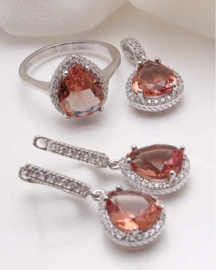 Set argint si cubic zirconia cod 3-39094, gr12.9