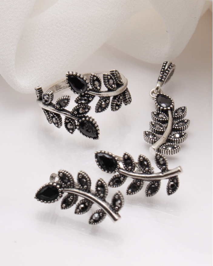 Set argint cu marcasite cod 3-39945, gr7.6