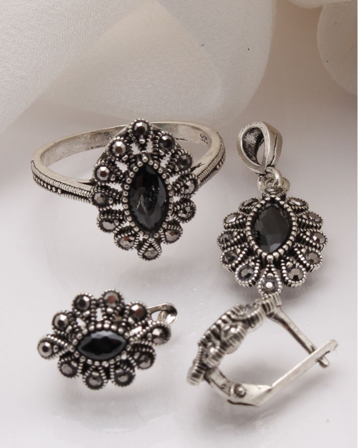 Set argint cu marcasite cod 3-39954, gr7