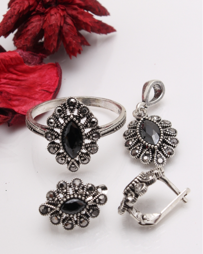 Set argint cu marcasite cod 3-41429, gr7