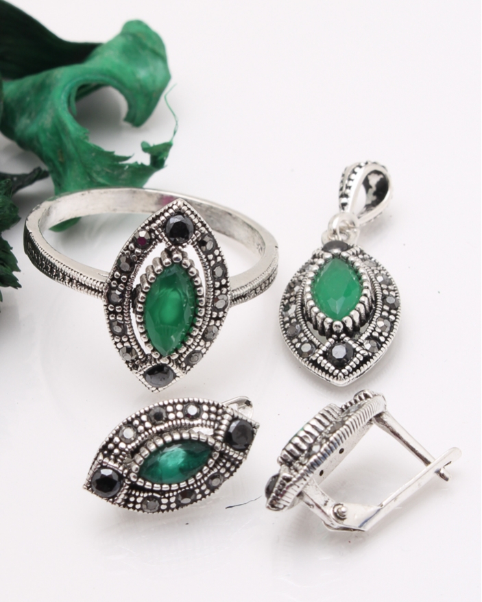 Set argint cu marcasite cod 3-41431, gr7.9