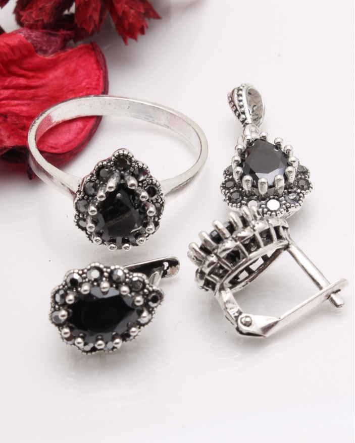 Set argint cu marcasite cod 3-41442, gr8