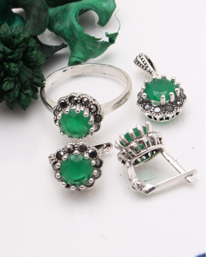 Set argint cu marcasite cod 3-41445, gr7