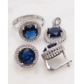 Set argint si cubic zirconia cod 3-47859, gr11.5