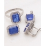 Set argint si cubic zirconia cod 3-48227, gr12.7