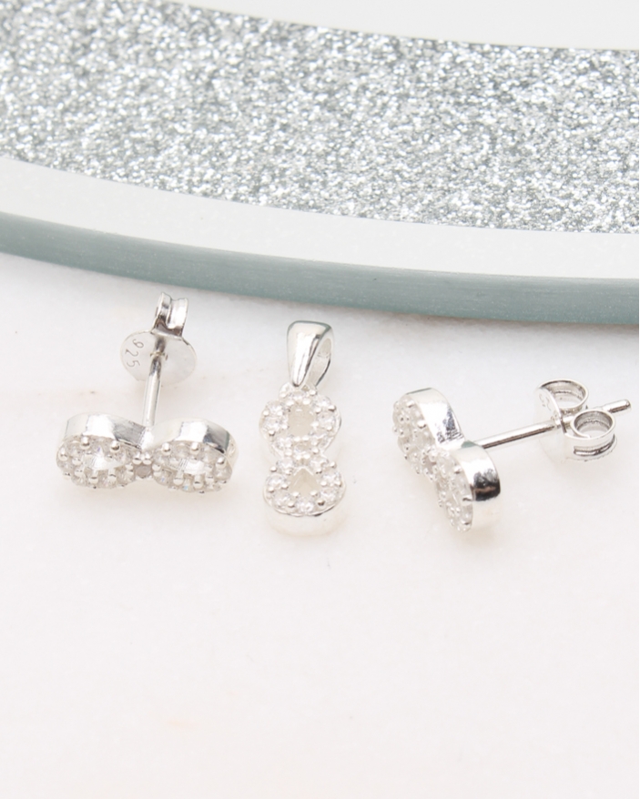 Set argint si cubic zirconia cod 3-50348, gr1.9