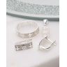 Set argint si cubic zirconia cod 3-50624, gr8.8